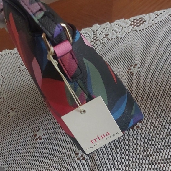 Trina Turk Multi Floral Small Shoulder Bag - Picture 5 of 15
